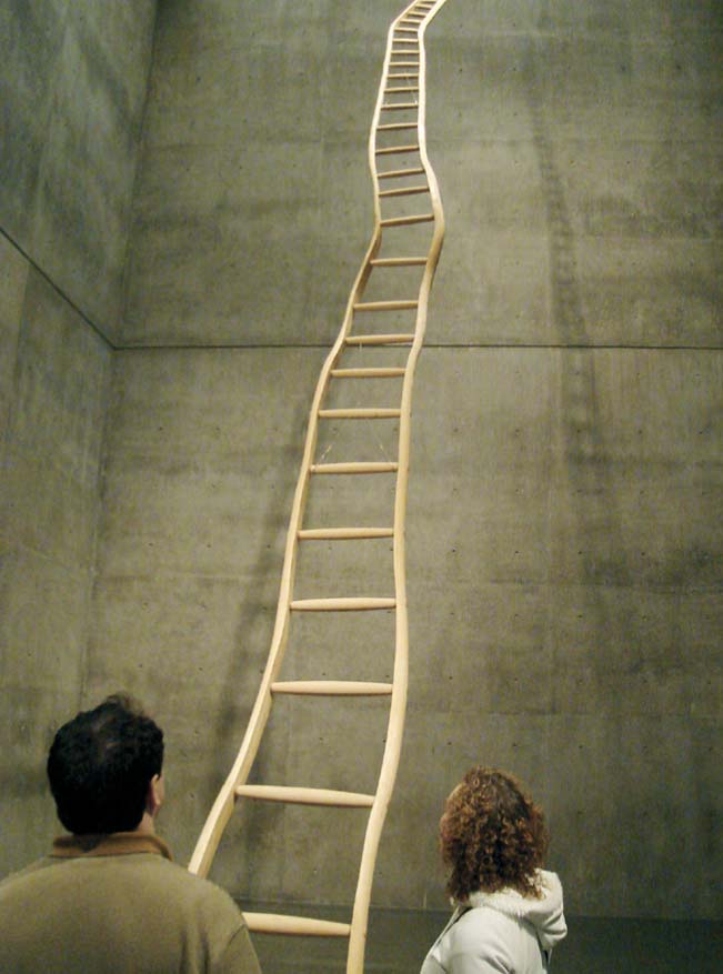 Kurp izaicinājumu kāpnes aizvedīs Ēriku? Kopā ar kolēģi Inesi Cari Fortvorsas (Forth Worth) Modernās mākslas muzejā
