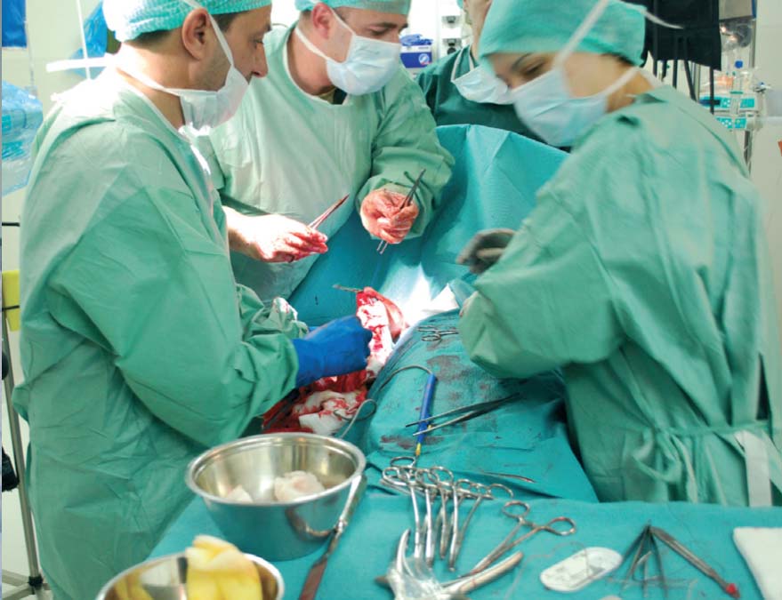Maķedoniešu ķirurgi brīžam “lēca pāri galvai”. Viņi bija specifiskie dārgie armijas ķirurgi, kas pārzina visu procesu