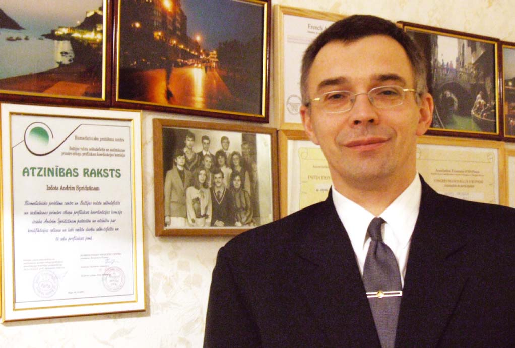 Andris Spridzāns, ģimenes ārsts no Šķilbēnu pagasta
