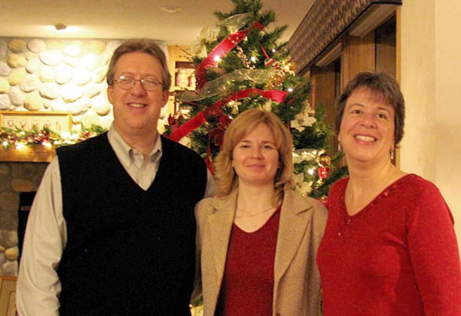 Lāns un Liza no Mineapoles draudzes – „viņi mani izglāba no vientulības Ziemassvētku laikā”.