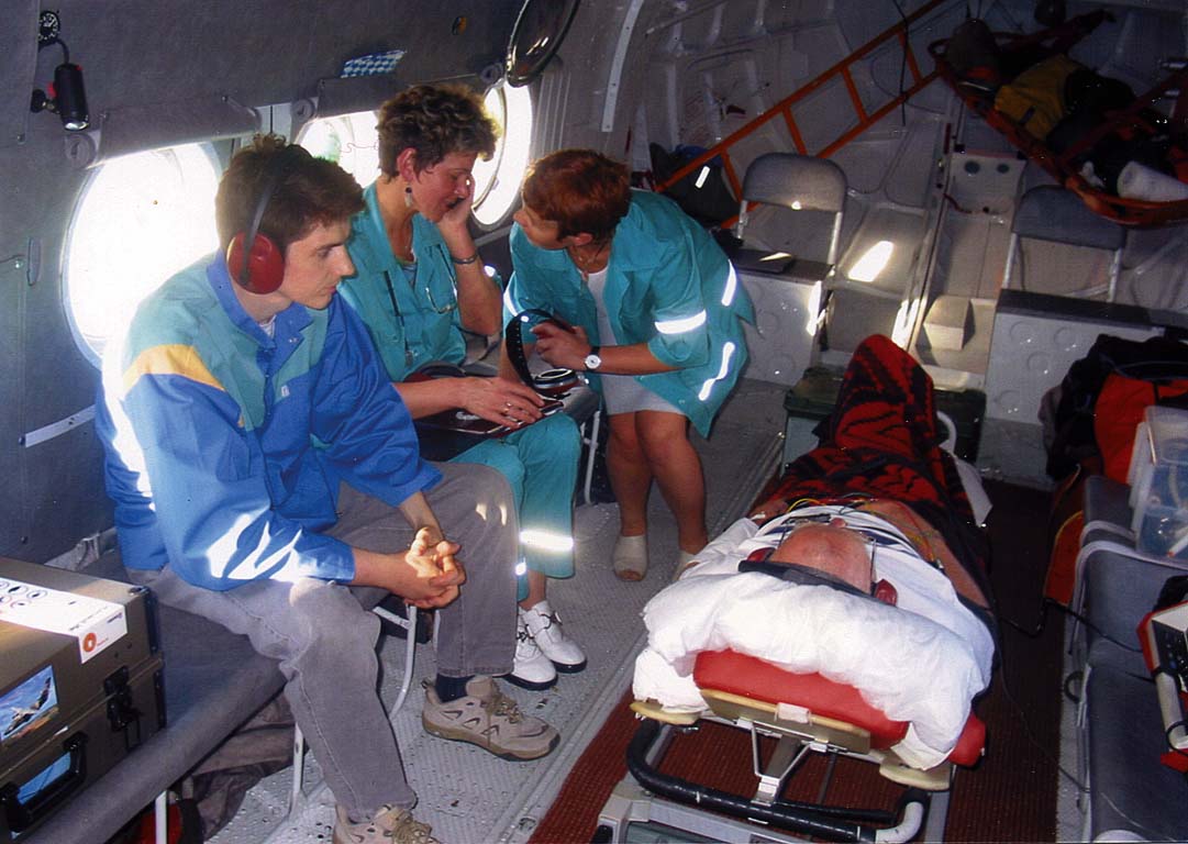 2003. gads, ar helikopteru atgriežoties no izsaukuma uz Daugavpils slimnīcu