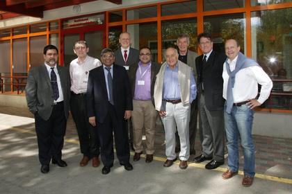Bērnu ķirurģijas eksperti vizītē VSIA BKUS - no kreisās: Zaharias Zahariou, Arnis Eņģelis, Devendra Gupta, Aigars Pētersons, Mohits Kakars, Andras Pinters, Mihaels Holvarts, Huans Tovars un Jurgens Šlīfs