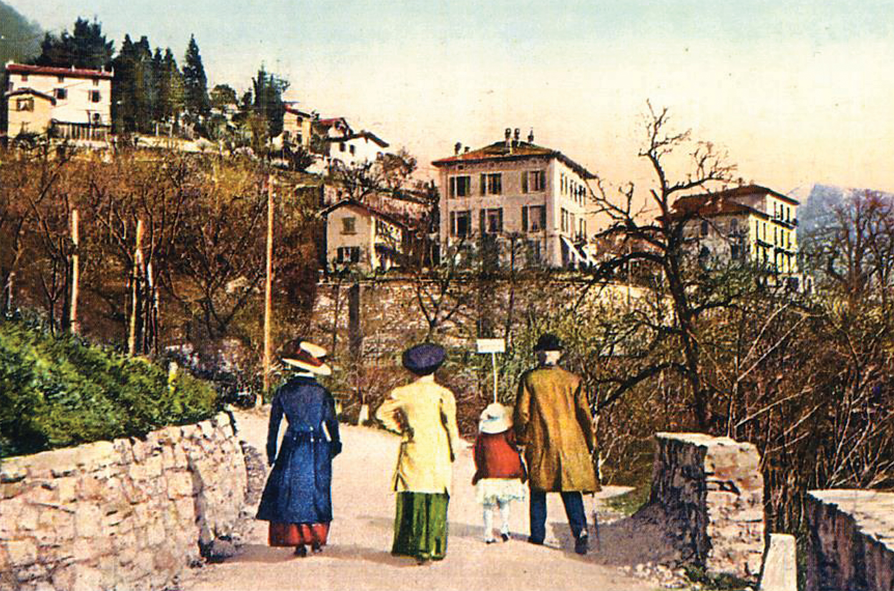 Kastaņolas kaimiņciems Ruviljana (Ruvigliana) XX gs. sākumā