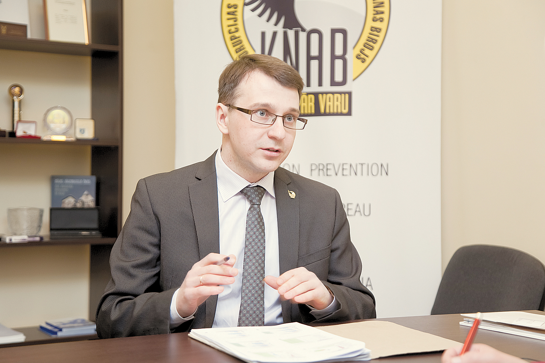 Korupcijas novēršanas un apkarošanas biroja priekšnieks Jaroslavs Streļčenoks