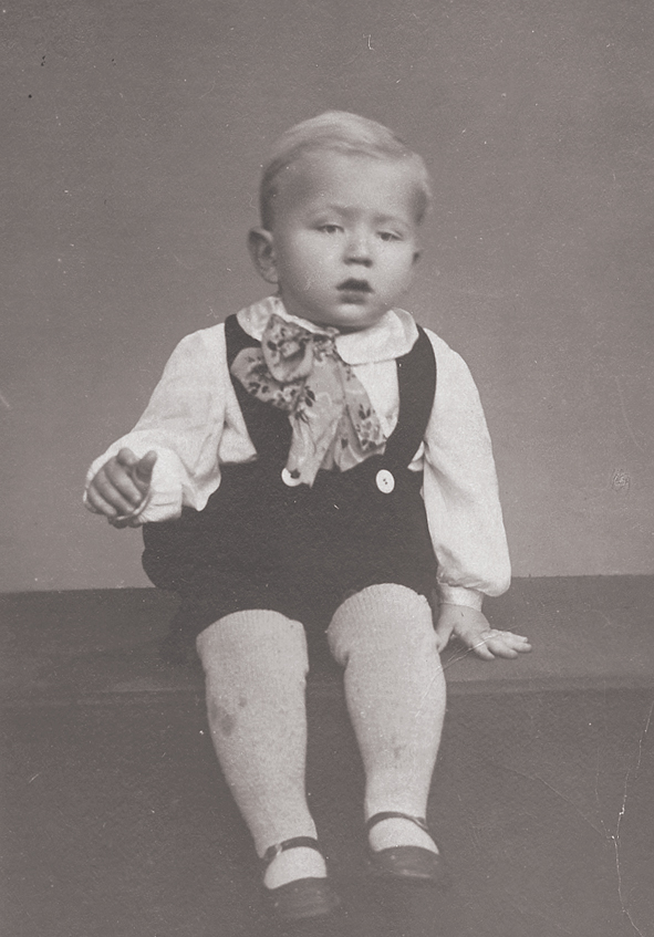 Jānis Ozols pusotra gada vecumā