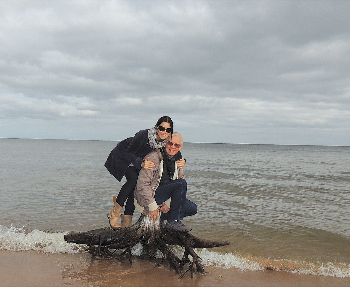 Ar sievu atpūtā Kurzemes jūrmalā