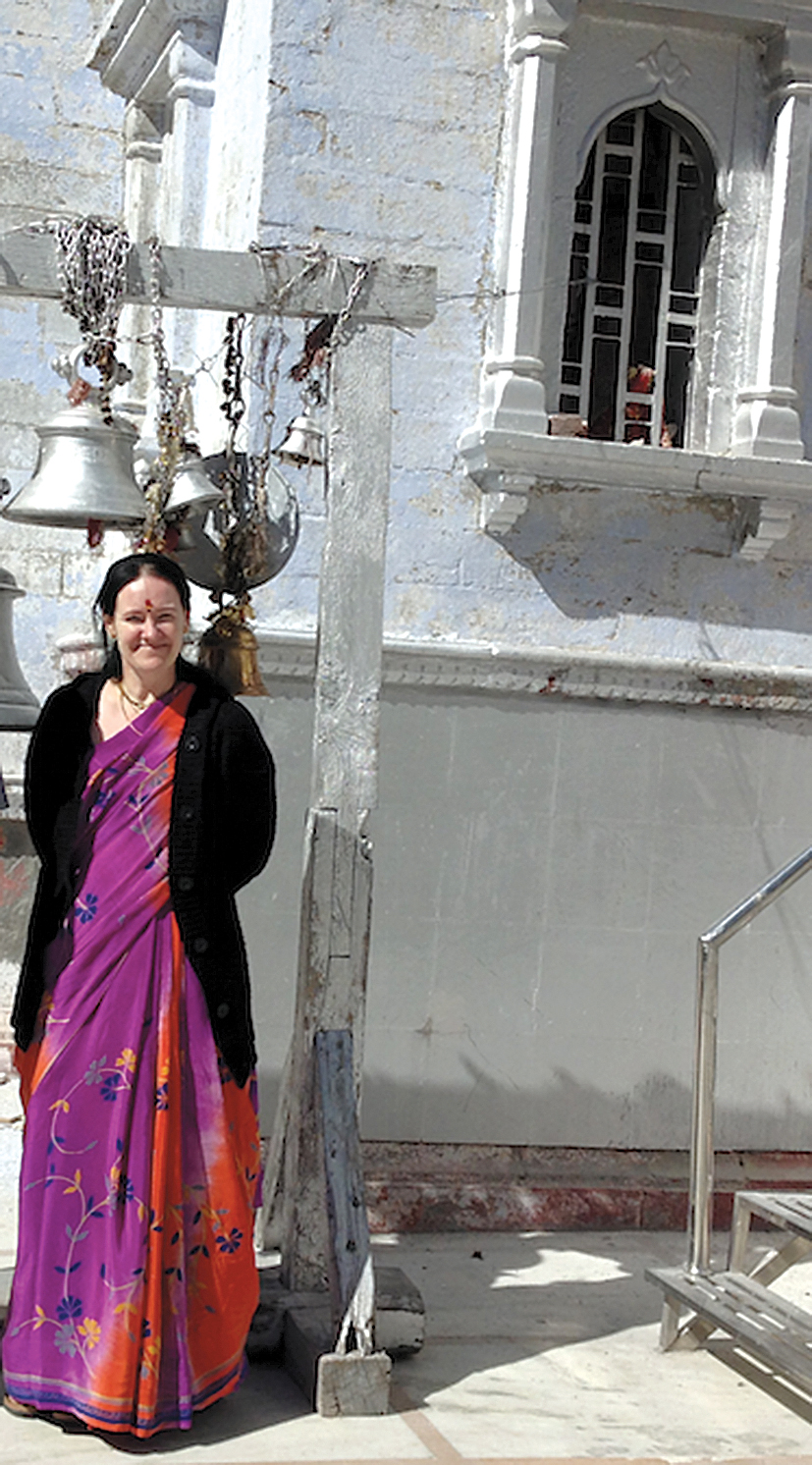 Sintija Sauša Himalajos,  Gangas templis Gangotri,  sākums Gangai