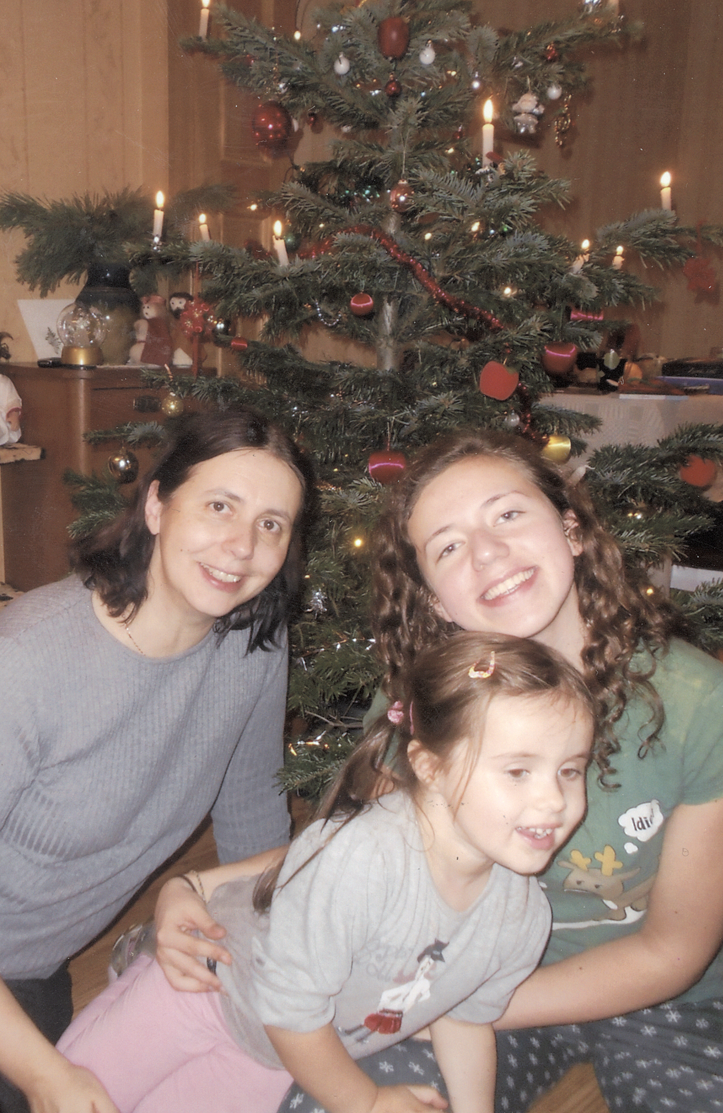 Ar meitām Baibu Ivetu un Katrīnu  aizvadītajos Ziemassvētkos