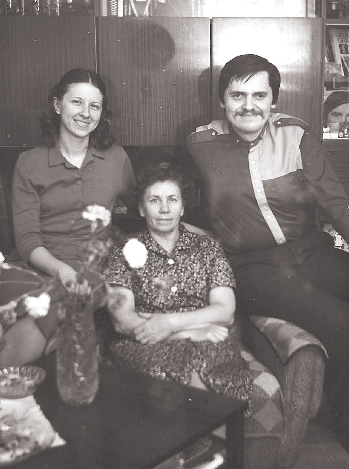 Mammas 60 gadu jubilejā  1990. gadā kopā ar vīru Leonu