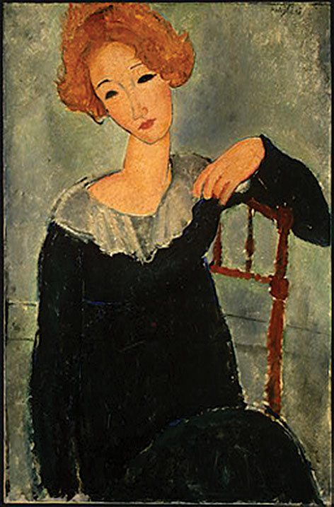 Woman with Red Hair. 1917.