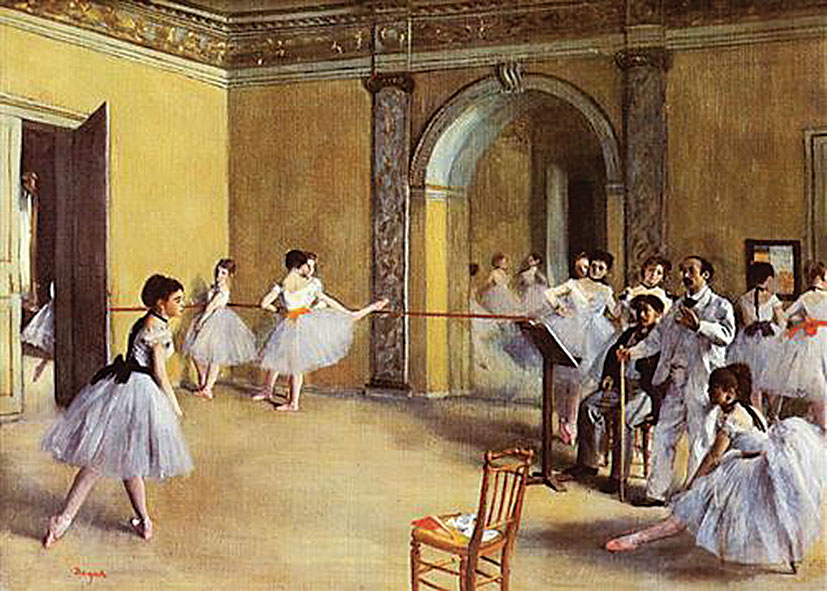 Dance Class at the Opera. 1872.