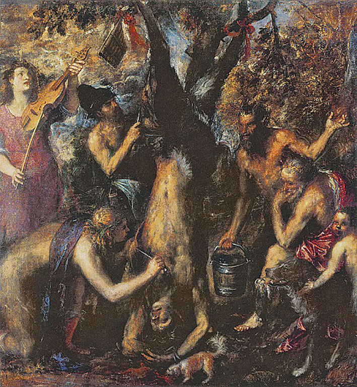 Punishment of Marsyas. 1570.—1576.