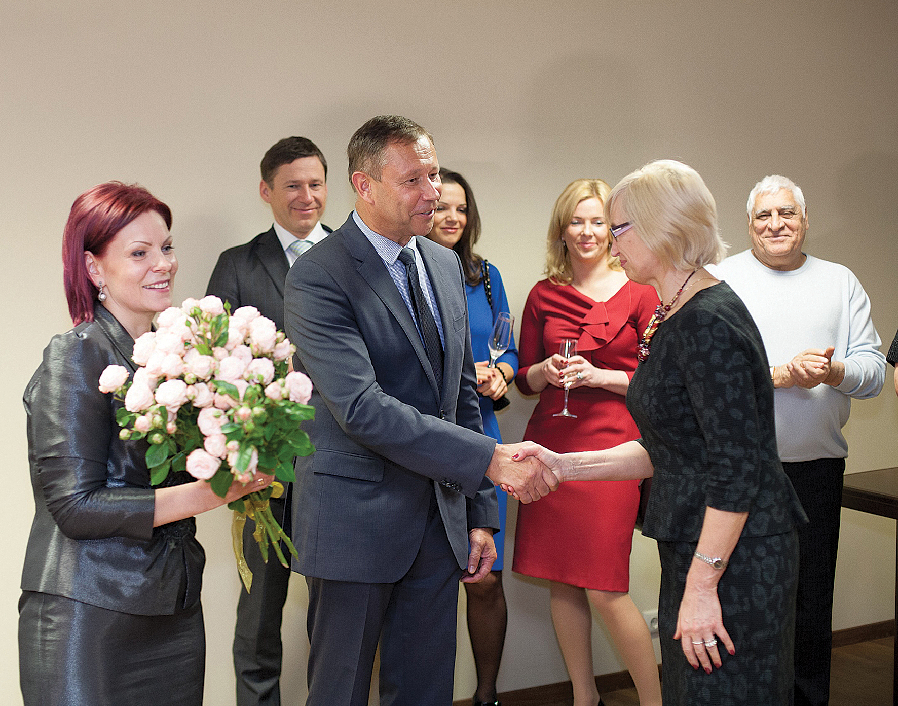 Capital Clinic Riga  atklāšana —  ar Veselības centra 4  valdes priekšsēdētāju  Māri Rēvaldu