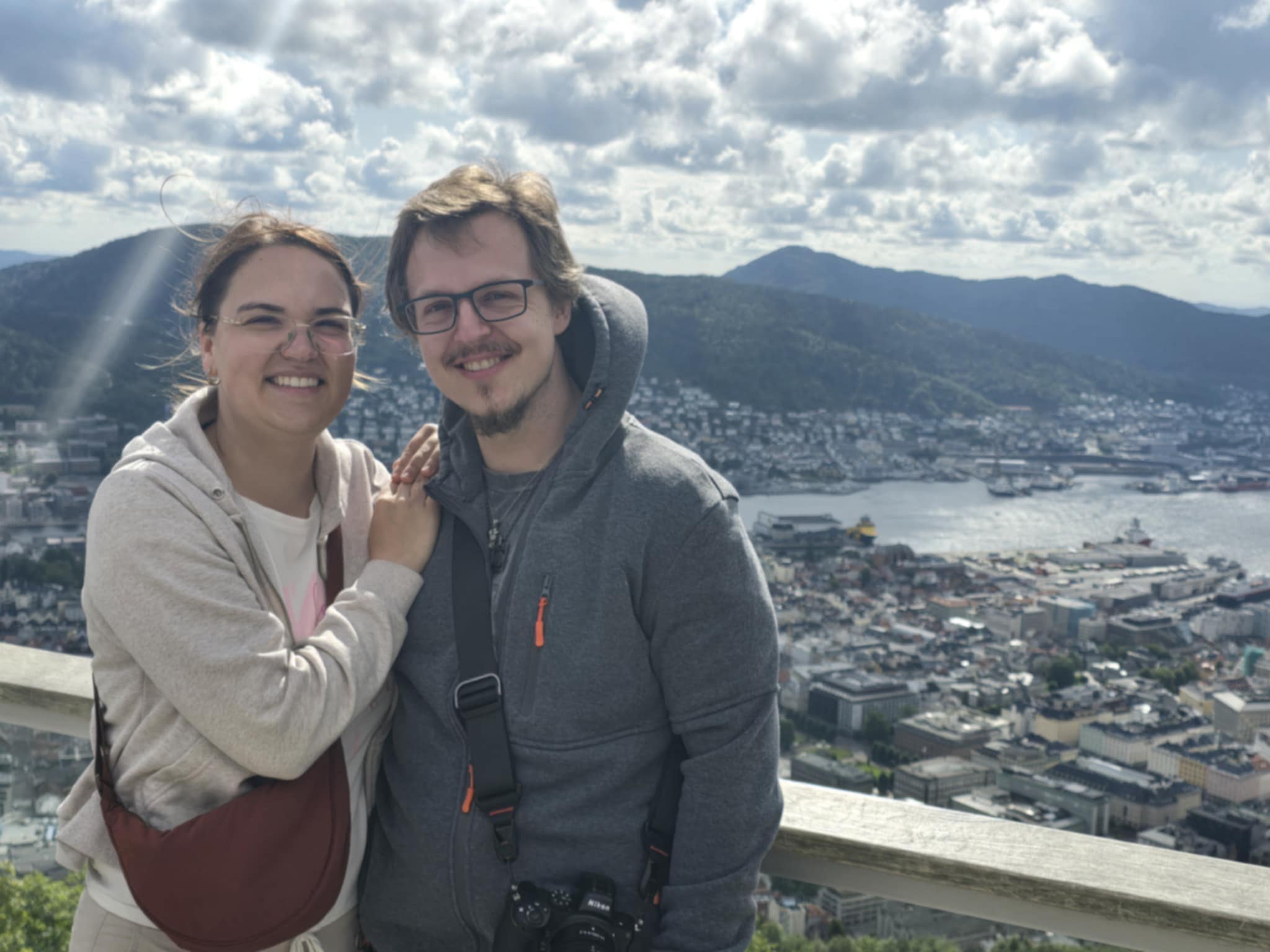 Ar Kristiānu. Atvaļinājums Norvēģijā, Bergenā