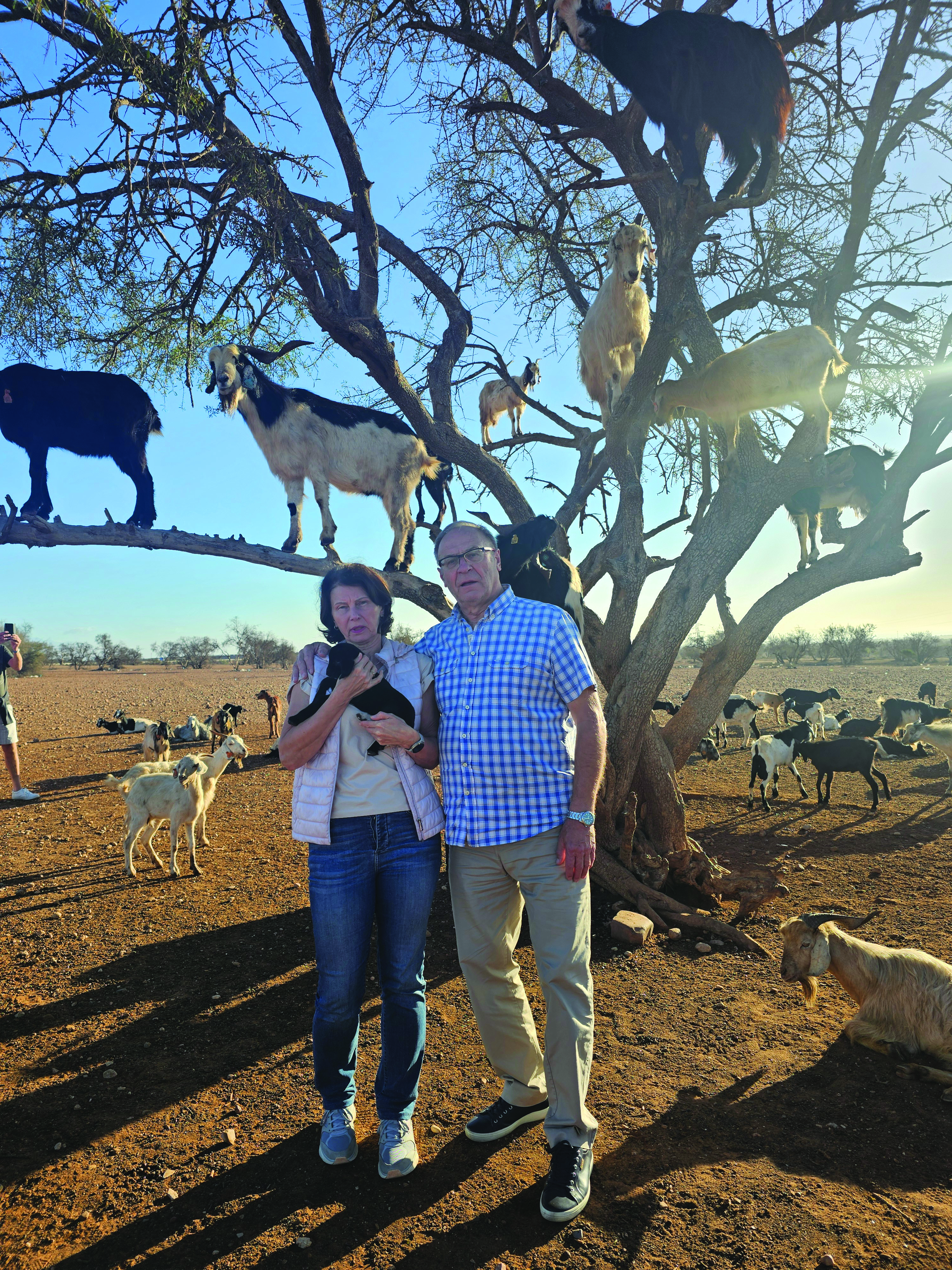 Kopā ar dzīvesbiedru Marokā, 2025. gads